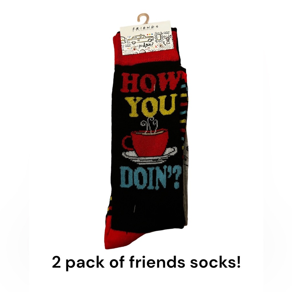 NWT 2 pack of socks. Friends version!